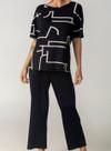 Pijama Capri Inspirate 130310 Feminino Rongeant Estampado Viscose T. M/GG