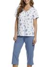 Pijama Capri Paulienne 081.75 Feminino Estampado Malha Algodão T. 42/54 Pijama Capri Paulienne 081.75 Feminino Estampado Malha Algodão T. 42/54