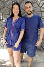 Pijama Casal Combinando Conjunto namorados Estampados Verão