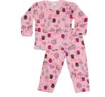 Pijama Conjunto Manga Longa Infantil 4 A 8 Anos Frio