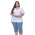 Pijama corsario manga algodão paulienne 10375 paul