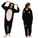 Pijama COSUSKET Snug Fit, unissex, flanela, gato adulto