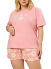 Pijama Curto Daisy Days 88.38.0042 Plus Size Dias De Sol Algodão T. G1/G3