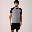 Pijama Curto Hope Raglan Viscose In26 Cinza Masculino Pijama Curto Hope Raglan Viscose In26 Cinza Masculino