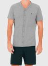 Pijama Curto Malwee 1000126765 Masculino Abertura Frontal Meia Malha T. M/GG