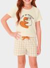 Pijama Curto Malwee 1000130747 Infantil Xadrez Malha Algodão T. 04/14 Pijama Curto Malwee 1000130747 Infantil Xadrez Malha Algodão T. 04/14
