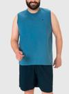 Pijama Curto Malwee 1000130762 Masculino Plus Size Regata Malha Algodão T. G1/G4