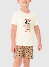 Pijama Curto Malwee 1000130889 Infantil Mickey Malha Algodão T. 04/16 Pijama Curto Malwee 1000130889 Infantil Mickey Malha Algodão T. 04/16