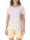 Pijama Curto Malwee 1000133153 Feminino Estampado Malha Algodão T. P/XGG