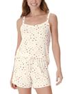 Pijama Curto Malwee 1000133168 Feminino Estampado Canelado Viscose T. P/GG
