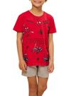 Pijama Curto Marvel 52.27.0008 Infantil Homem Aranha Meia Malha T. 04/08
