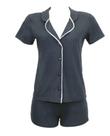 Pijama Curto Shortdoll Liso Botões DeMillus 220172 TAM 50 Pijama Curto Shortdoll Liso Botões DeMillus 220172 TAM 50