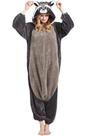 Pijama DarkCom Traje de Natal Cosplay Raccoon Grey XL