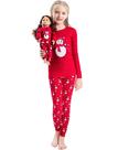 Pijama de algodão de 4 peças para meninas e bonecas Babyroom 10