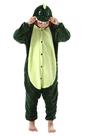 Pijama de animais de dinossauro, macacão ATOZ, fantasia de Halloween para crianças de 8 a 9 anos