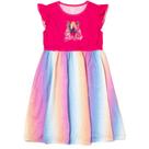 Pijama de camisola Barbie Little Girls rosa 7-8 anos