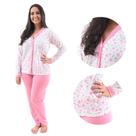 Pijama De Frio Feminino Longo Inverno Aberto Pós Cirúrgico Maternidade Pijama De Frio Feminino Longo Inverno Aberto Pós Cirúrgico Maternidade