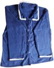 Pijama de Inverno Thamawey Aberto Feminino Fleece Azul