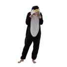 Pijama de macacão COSUSKET Snug Fit, pinguim adulto unissex
