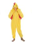 Pijama de macacão JUOLOET, fantasia unissex de frango para adultos, amarela