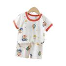 Pijama De Manga Longa Para Menino, Leve, Confortável, Design Fofo, Roupa De Dormir Infantil