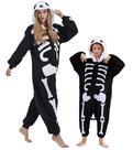 Pijama DELEY Skeleton Animal, macacão, fantasia de Halloween