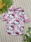 Pijama Duas Patas Hello Kitty para cachorro e gato Tamanho:G