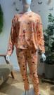 Pijama Feminino Adulto Em Suede Canelado Estampado
