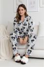 Pijama Feminino Americano Longo Urso Fofo
