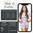 Pijama feminino curto americano 959