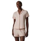 Pijama Feminino Curto Botões Hering - Rosa Pijama Feminino Curto Botões Hering - Rosa
