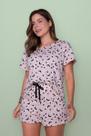 Pijama Feminino Curto Suede Universo