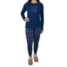 Pijama Feminino Danka Xadrez Marinho - 012052