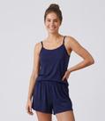 Pijama Feminino De Alças Select Azul