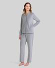 Pijama Feminino em Veludo Macio Cinza Lohe