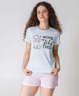 Pijama Feminino Estampa Marie Disney Azul-72040