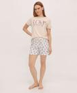 Pijama Feminino Estampado Manga Curta Marisa-88008