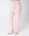 Pijama Feminino Estampado Manga Longa Marisa Rosa-50327
