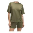 Pijama Feminino Hering MC Malha Curto Verde Oliva - 7C8HEACE