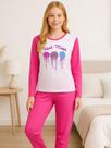 Pijama Feminino Inverno de Frio Quentinho Manga Longa Calça Comprida- c8 GABI