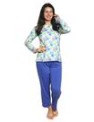Pijama Feminino Inverno Longo de Frio malha Suede Toque suave Quente Macio blusa e calça comprida