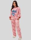 Pijama Feminino Inverno Personagem, Blusa Frio Manga Longa de Dormir