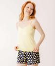 Pijama Feminino Limão Alças Finas Marisa Amarelo-15939