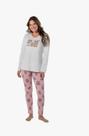 Pijama Feminino Longo DeMillus Legging Confortável Algodão 285703