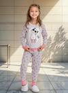 Pijama Feminino M.longa Moletinho Flanelado Nº 4 Ao 10 GATO - FADA