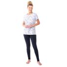 Pijama Feminino Manga Curta E Calça Legging Zee Rucci Pijama Feminino Manga Curta E Calça Legging Zee Rucci