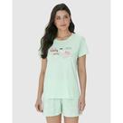 Pijama Feminino Manga Curta Malha Malwee Ref. 122393