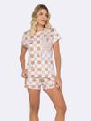 Pijama Feminino Manga Curta Sweet Heritage