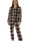 Pijama Feminino Manga Longa Na Flanela