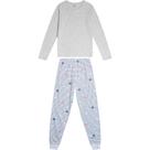 Pijama Feminino Meia Malha Manga Longa Malwee Ref. 117595